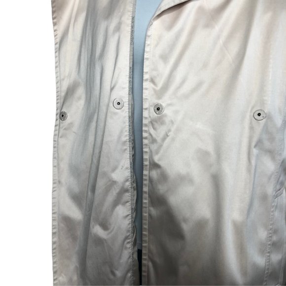 Calvin Klein Latte Asymmetrical Belted Wrap Jacket - Picture 7 of 9